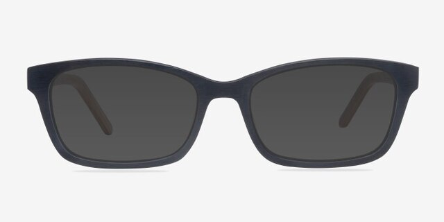 Mesquite Black Yellow AcetateEyeglass Frames from EyeBuyDirect, with Tinted Lenses