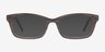 Mesquite Brown AcetateEyeglass Frames from EyeBuyDirect, with Tinted Lenses
