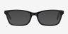 Mesquite Black PlasticEyeglass Frames from EyeBuyDirect, with Tinted Lenses