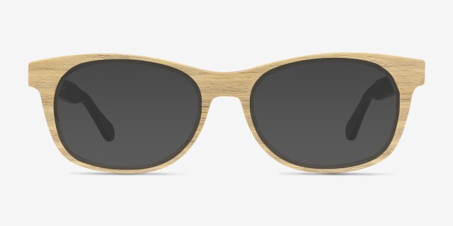 Panama Wood AcetateEyeglass Frames from EyeBuyDirect, with Tinted Lenses