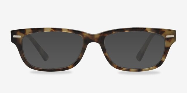 Fairmount Brown Tortoise AcetateEyeglass Frames from EyeBuyDirect, with Tinted Lenses