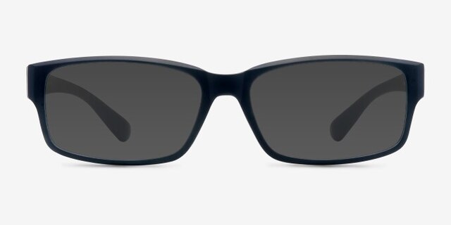 Apollo Matte Navy PlasticEyeglass Frames from EyeBuyDirect, with Tinted Lenses