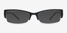Diane Black PlasticEyeglass Frames from EyeBuyDirect, with Tinted Lenses