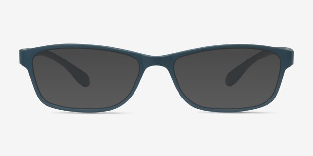 Versus Matte Green PlasticEyeglass Frames from EyeBuyDirect, with Tinted Lenses