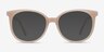 Bardot Rose pâle AcétateMontures de lunettes de vue d'EyeBuyDirect, Avec des Verres Teintés
