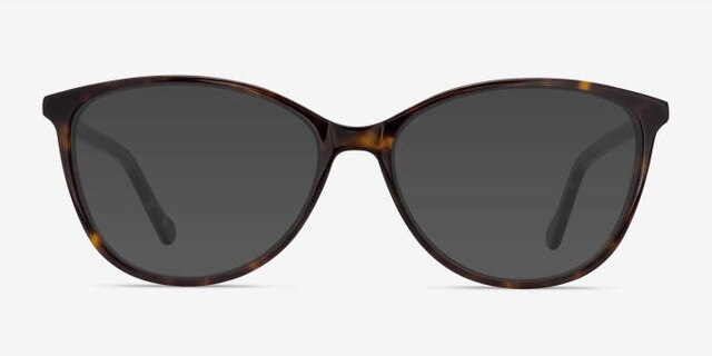 Charlize Écailles AcétateMontures de lunettes de vue d'EyeBuyDirect, Avec des Verres Teintés