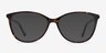 Charlize Écailles AcétateMontures de lunettes de vue d'EyeBuyDirect, Avec des Verres Teintés