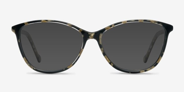 Charlize Floral AcetateEyeglass Frames from EyeBuyDirect, with Tinted Lenses