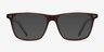 Default Brown AcetateEyeglass Frames from EyeBuyDirect, with Tinted Lenses