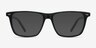 Default Black AcetateEyeglass Frames from EyeBuyDirect, with Tinted Lenses