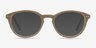 Runaway YellowEyeglass Frames from EyeBuyDirect, with Tinted Lenses