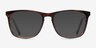 Skyline Brown Striped AcétateMontures de lunettes de vue d'EyeBuyDirect, Avec des Verres Teintés