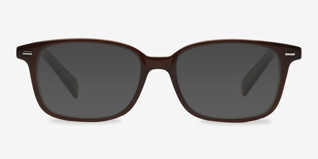 Sway Brown AcetateEyeglass Frames from EyeBuyDirect, with Tinted Lenses