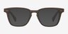 Samson Brown Striped AcétateMontures de lunettes de vue d'EyeBuyDirect, Avec des Verres Teintés