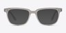 Pacific Clear Gray AcetateEyeglass Frames from EyeBuyDirect, with Tinted Lenses