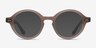 Aprem Matte Brown AcetateEyeglass Frames from EyeBuyDirect, with Tinted Lenses