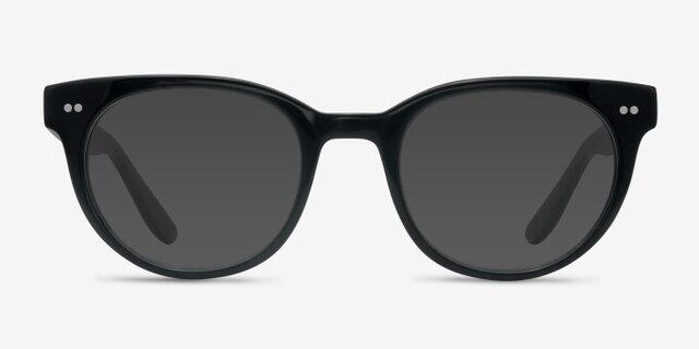 Daybreak Noir AcétateMontures de lunettes de vue d'EyeBuyDirect, Avec des Verres Teintés