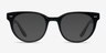 Daybreak Noir AcétateMontures de lunettes de vue d'EyeBuyDirect, Avec des Verres Teintés