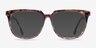 Capucine Red Floral AcetateEyeglass Frames from EyeBuyDirect, with Tinted Lenses