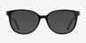 Jasmine Black AcetateEyeglass Frames from EyeBuyDirect, with Tinted Lenses