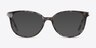 Jasmine Blue Floral AcetateEyeglass Frames from EyeBuyDirect, with Tinted Lenses