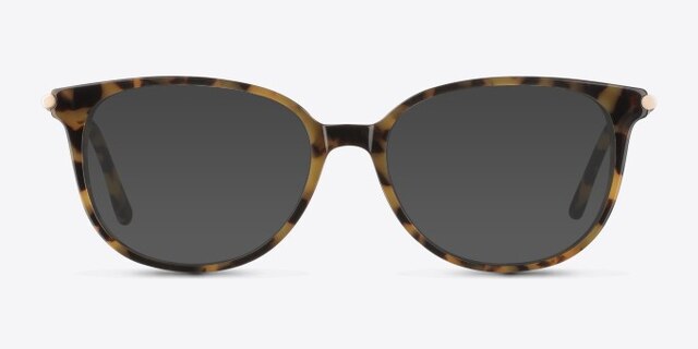 Jasmine Tortoise AcetateEyeglass Frames from EyeBuyDirect, with Tinted Lenses