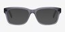 Lynch Matte Gray AcetateEyeglass Frames from EyeBuyDirect, with Tinted Lenses