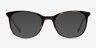 Peppermint Tortoise AcetateEyeglass Frames from EyeBuyDirect, with Tinted Lenses