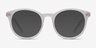 Primrose Blanche AcétateMontures de lunettes de vue d'EyeBuyDirect, Avec des Verres Teintés
