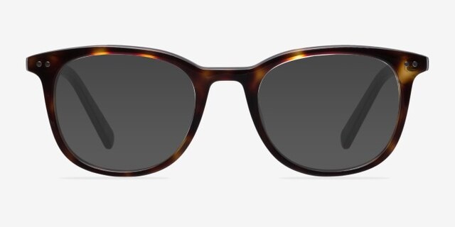Demain Dark Tortoise AcetateEyeglass Frames from EyeBuyDirect, with Tinted Lenses