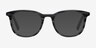 Demain Gray Striped AcetateEyeglass Frames from EyeBuyDirect, with Tinted Lenses