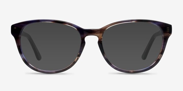 Mars Purple AcetateEyeglass Frames from EyeBuyDirect, with Tinted Lenses