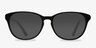 Mars Black AcetateEyeglass Frames from EyeBuyDirect, with Tinted Lenses