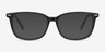 Seapoint Black AcetateEyeglass Frames from EyeBuyDirect, with Tinted Lenses