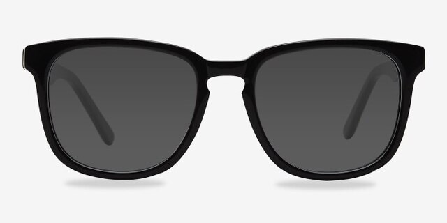 Sail Black AcetateEyeglass Frames from EyeBuyDirect, with Tinted Lenses