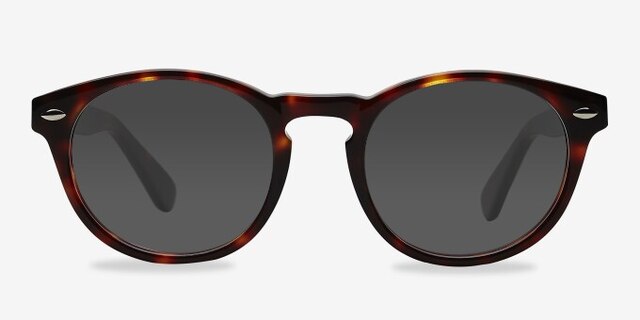 The Loop Tortoise AcetateEyeglass Frames from EyeBuyDirect, with Tinted Lenses