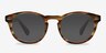 The Loop Brown Striped AcétateMontures de lunettes de vue d'EyeBuyDirect, Avec des Verres Teintés