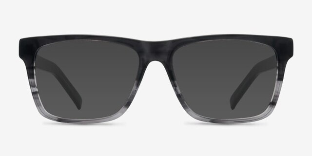 Pioneer Gray AcetateEyeglass Frames from EyeBuyDirect, with Tinted Lenses