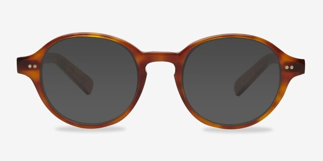 Homer Tortoise AcetateEyeglass Frames from EyeBuyDirect, with Tinted Lenses