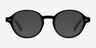 Homer Black AcetateEyeglass Frames from EyeBuyDirect, with Tinted Lenses