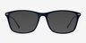 Thursday Bleu marine PlastiqueMontures de lunettes de vue d'EyeBuyDirect, Avec des Verres Teintés