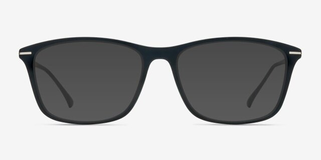 Thursday Black PlasticEyeglass Frames from EyeBuyDirect, with Tinted Lenses