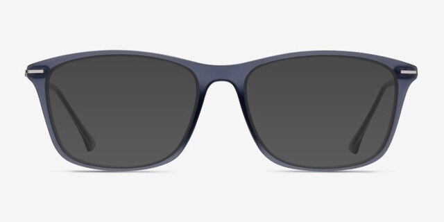 Thursday Gris PlastiqueMontures de lunettes de vue d'EyeBuyDirect, Avec des Verres Teintés