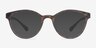 Palette Matte Leopard PlasticEyeglass Frames from EyeBuyDirect, with Tinted Lenses