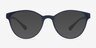 Palette Matte Navy PlastiqueMontures de lunettes de vue d'EyeBuyDirect, Avec des Verres Teintés