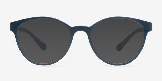 Palette Matte Green PlasticEyeglass Frames from EyeBuyDirect, with Tinted Lenses