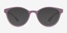 Palette Matte Purple PlasticEyeglass Frames from EyeBuyDirect, with Tinted Lenses