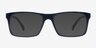 Persian Matte Navy PlasticEyeglass Frames from EyeBuyDirect, with Tinted Lenses