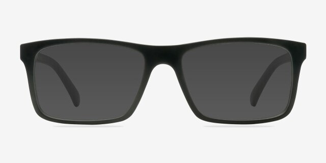 Persian Matte Black PlasticEyeglass Frames from EyeBuyDirect, with Tinted Lenses