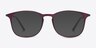 Little Bit Matte Purple PlasticEyeglass Frames from EyeBuyDirect, with Tinted Lenses